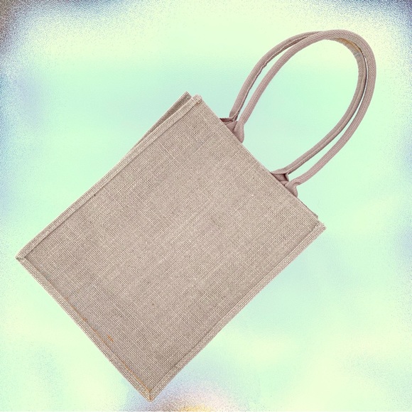 Oprah 2020 Vision: Your Life in Focus Burlap Tote Bag + Mini Bag - Picture 3 of 4